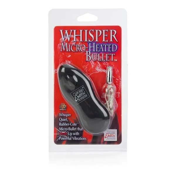 California Exotics Female Sex Toys Whisper Micro Heated Bullet Vibrator