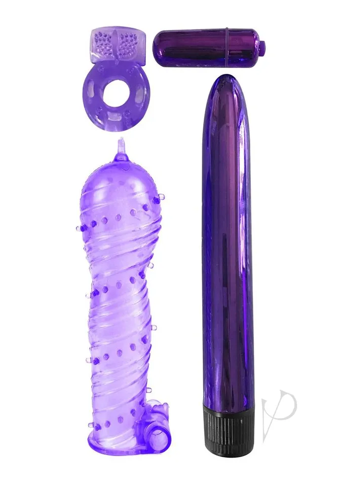 Classix Vibrators Classix Ult Pleasure Couples Kit Purp Classix Vibrators Classix Ult Pleasure Couples Kit Purp