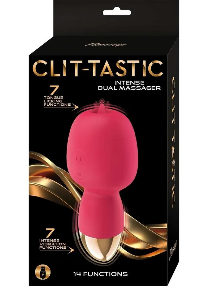 Clit Tastic Intense Dual Massager Crl ClitTastic Female Sex Toys