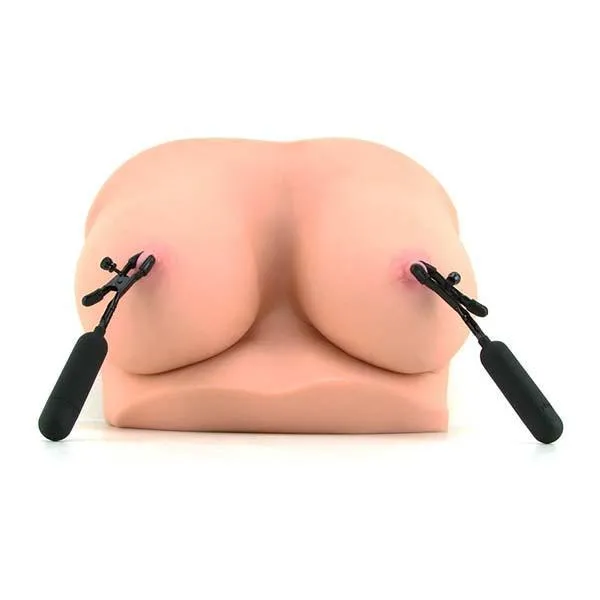 Cordless Vibrating Nipple Clamps Pipedream Female Sex Toys