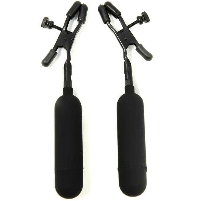 Cordless Vibrating Nipple Clamps Pipedream Female Sex Toys