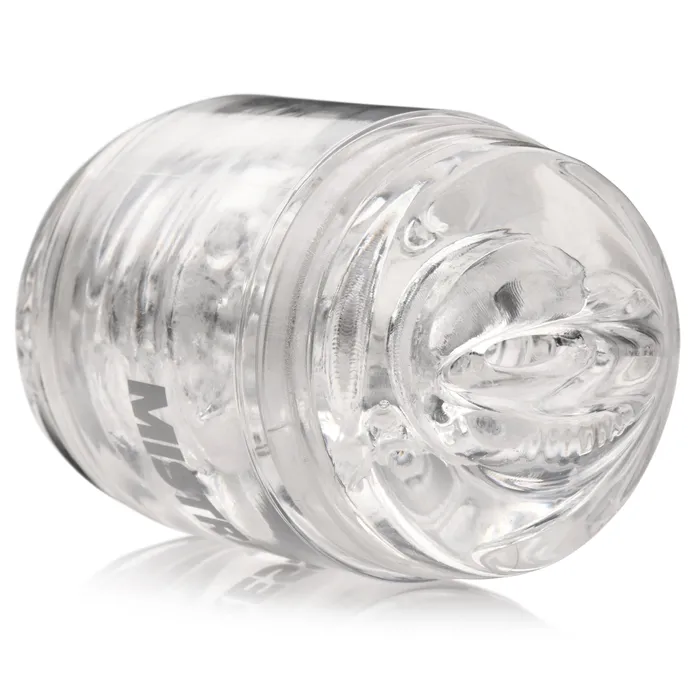 Curve Toys Male Sex Toys Double Shot Mouth And Pussy Stroker Clear