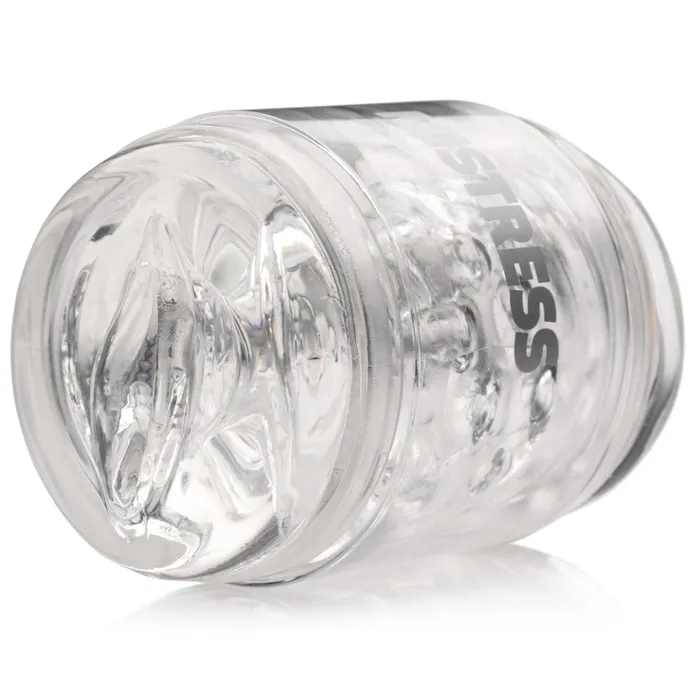 Curve Toys Male Sex Toys Double Shot Mouth And Pussy Stroker Clear