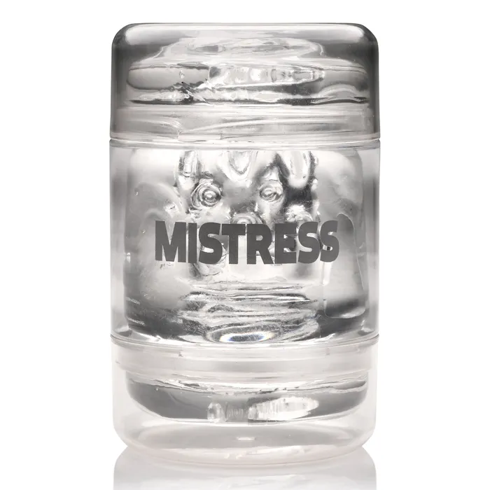 Curve Toys Male Sex Toys Double Shot Mouth And Pussy Stroker Clear
