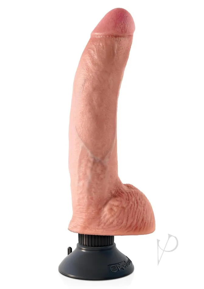 Dildos King Cock Kc 9 Vibrating Cock W Balls Flesh Dildos King Cock Kc 9 Vibrating Cock W Balls Flesh