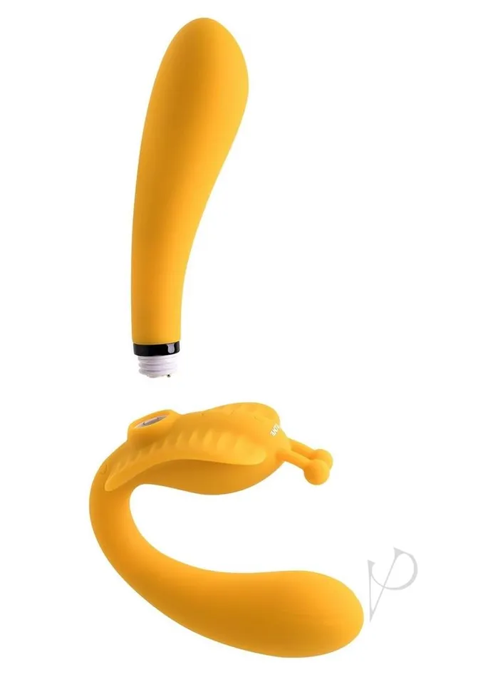 Evolved Female Sex Toys Monarch Strapless Strap On Yellow