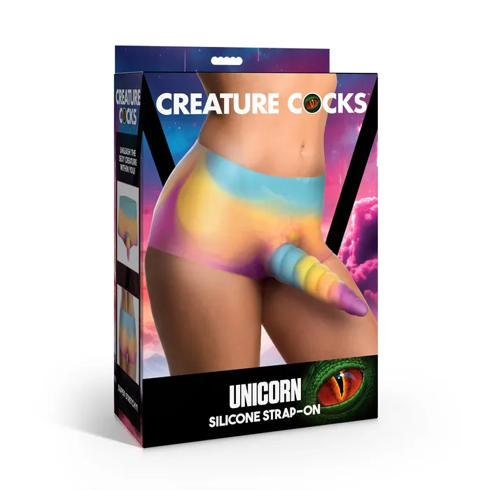 Female Sex Toys XR Brands Unicorn Silicone Strapon