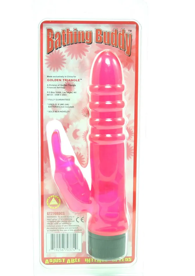 Golden Triangle Vibrators Bathing Buddy Red