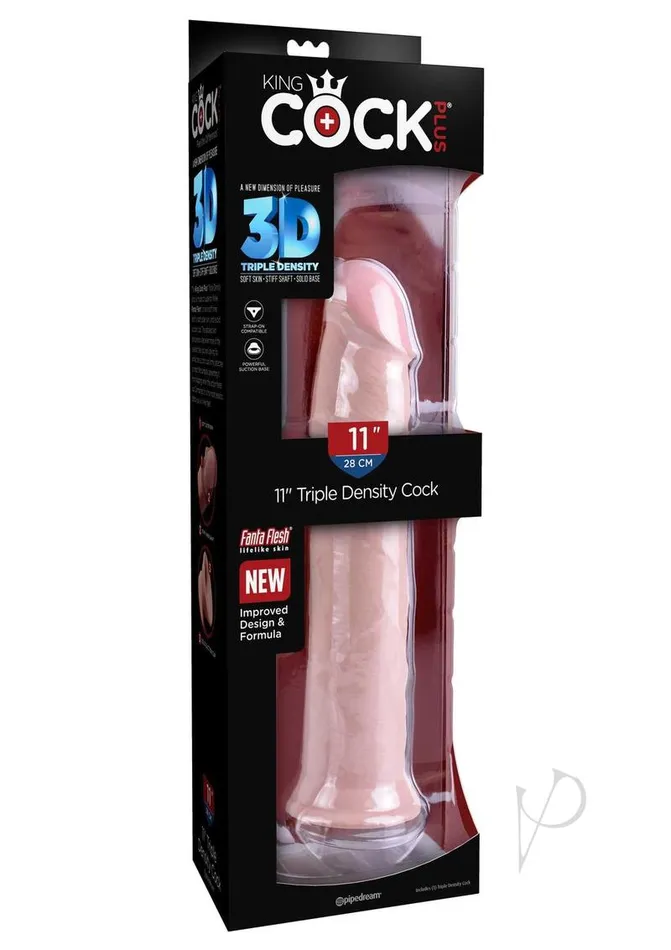 King Cock Dildos Kc Plus 11 Triple Density Cock Fls