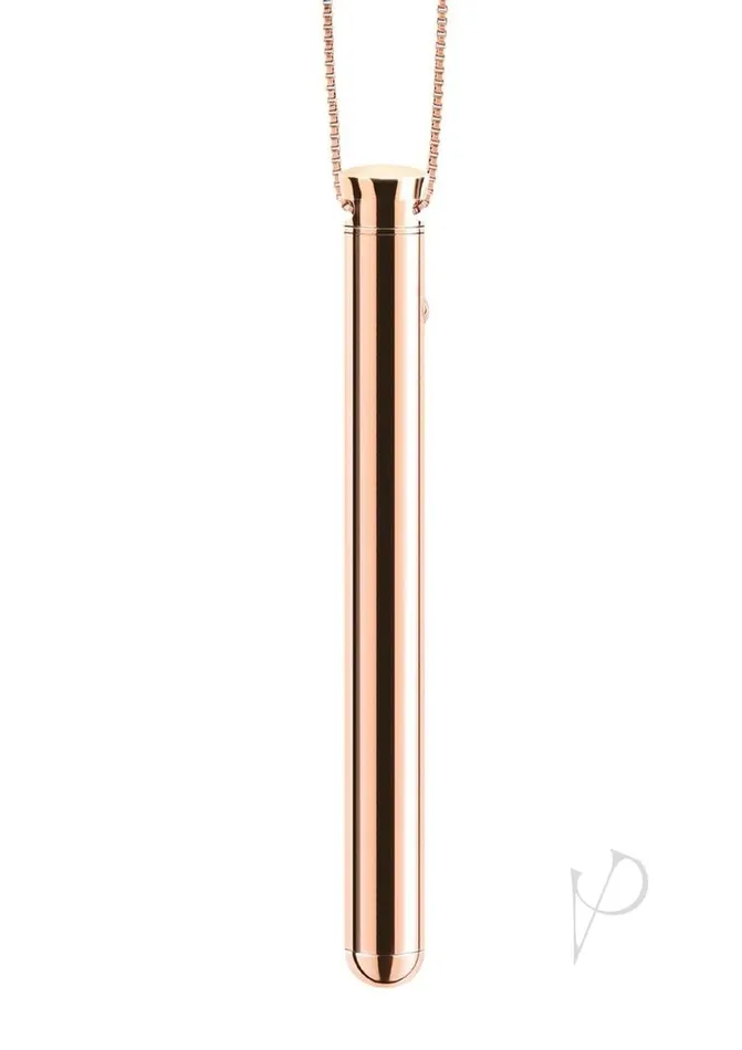 Le Wand Vibrators Le Wand Vibrating Necklace Rose Gold Le Wand Vibrators Le Wand Vibrating Necklace Rose Gold