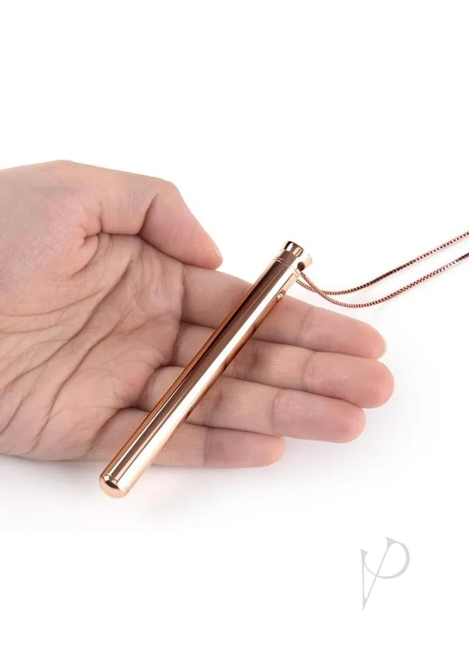 Le Wand Vibrators Le Wand Vibrating Necklace Rose Gold Le Wand Vibrators Le Wand Vibrating Necklace Rose Gold