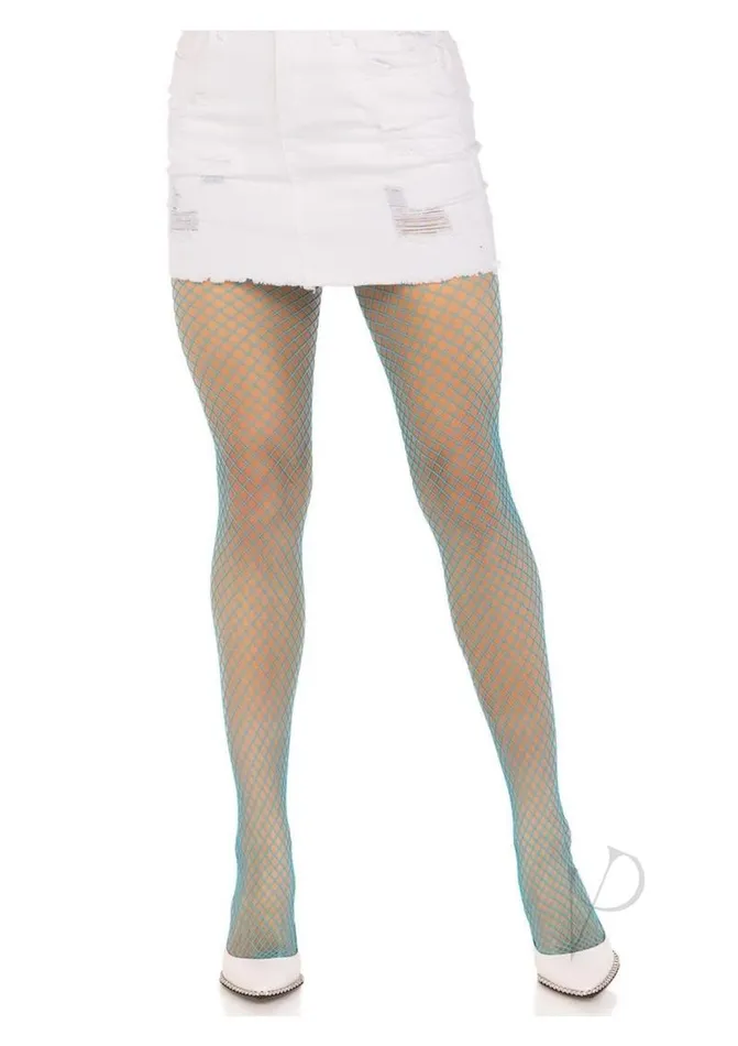 Leg Avenue Vibrators Spandex Indust Net Tights Os Blu