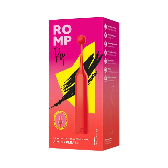 Blush Female Sex Toys The ROMP Pop Pinpoint Clitoral Vibrator