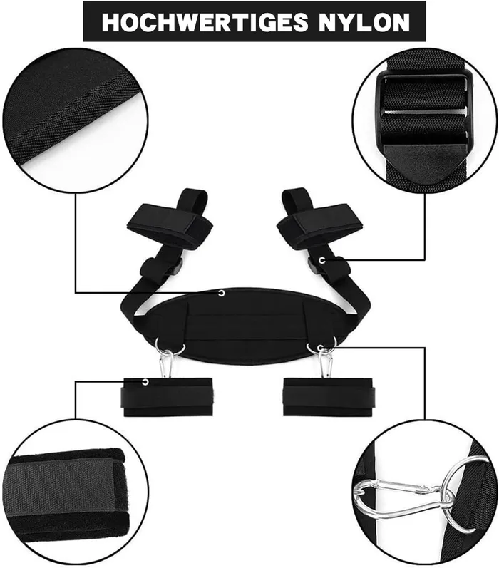 Oronova BDSM Bondage Set with Handcuffs and Ankle Restraints for Couples Couples Oronova BDSM Bondage Set with Handcuffs and Ankle Restraints for Couples Couples