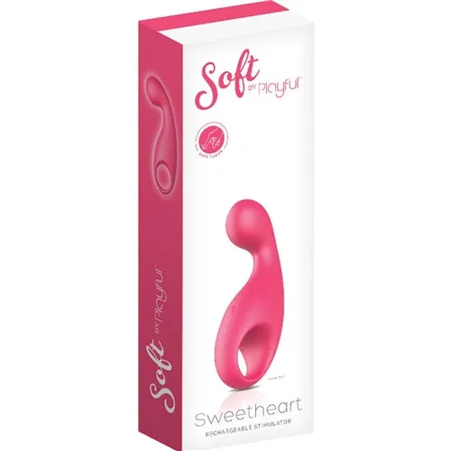 CALVISTA Soft By Playful Sweetheart Rechargeable Stimulator Female Sex Toys CALVISTA Soft By Playful Sweetheart Rechargeable Stimulator Female Sex Toys