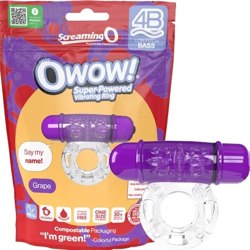 Claredale Anal Owow 4B Low Pitch Base Cockring Screaming O