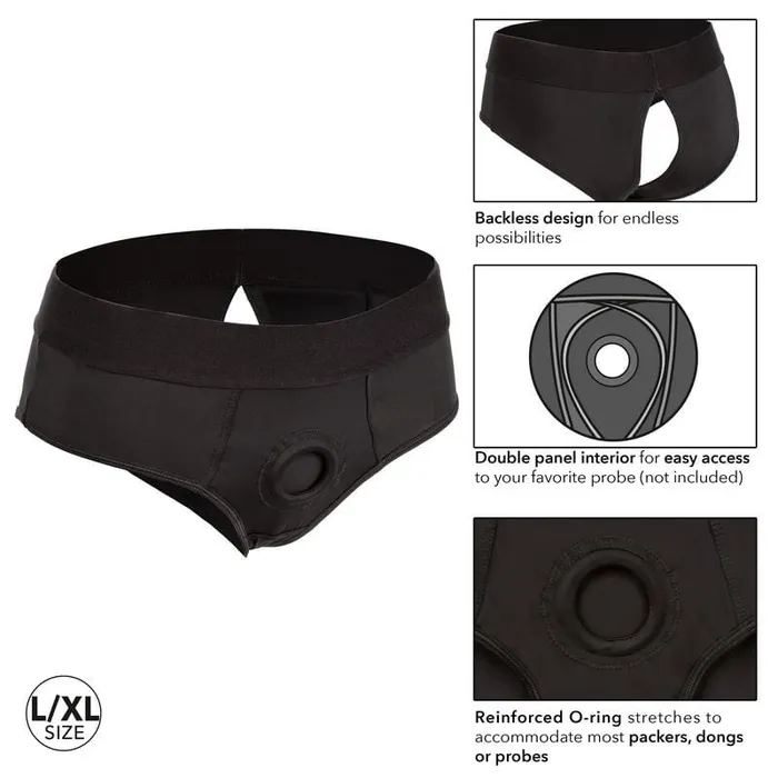 Female Sex Toys CALEXOTICS Calexotics Boundless Backless Brief SmallMedium