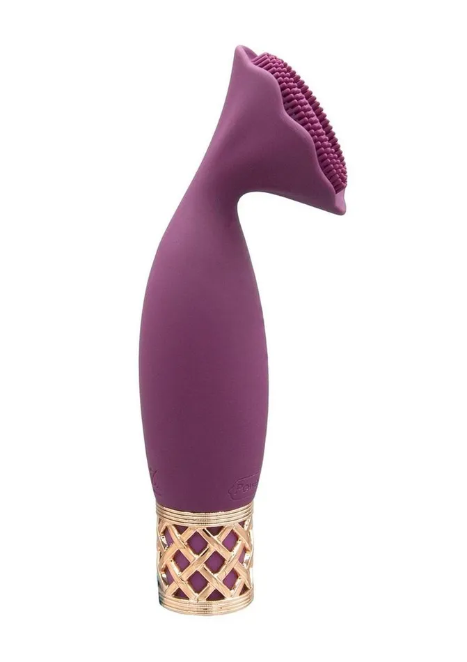 Female Sex Toys Pillow Talk Passion Rechargeable Silicone Massager WineRose Gold BMS