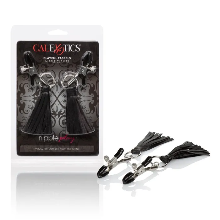 Nipple Play Playful Tassels Nipple Clamps CALIFORNIA EXOTIC NOVELTIES Couples