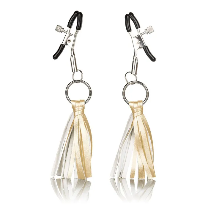 Nipple Play Playful Tassels Nipple Clamps CALIFORNIA EXOTIC NOVELTIES Couples Nipple Play Playful Tassels Nipple Clamps CALIFORNIA EXOTIC NOVELTIES Couples