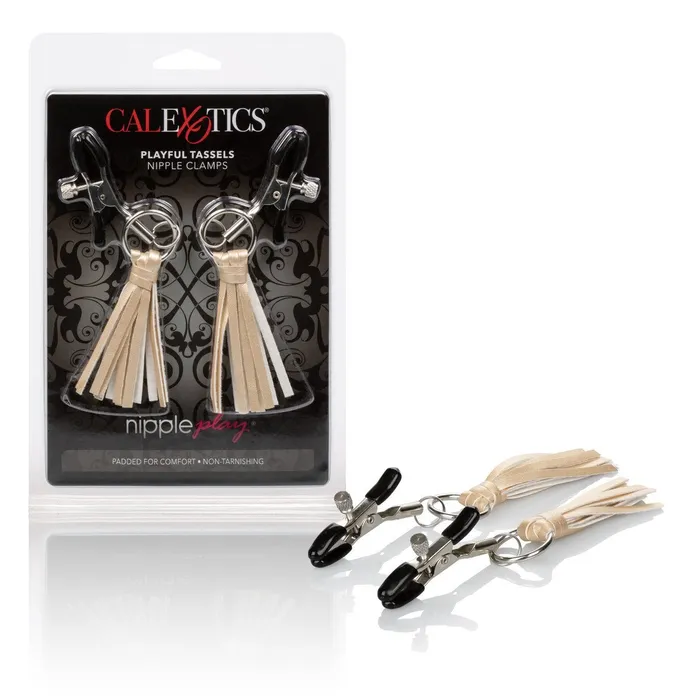 Nipple Play Playful Tassels Nipple Clamps CALIFORNIA EXOTIC NOVELTIES Couples Nipple Play Playful Tassels Nipple Clamps CALIFORNIA EXOTIC NOVELTIES Couples