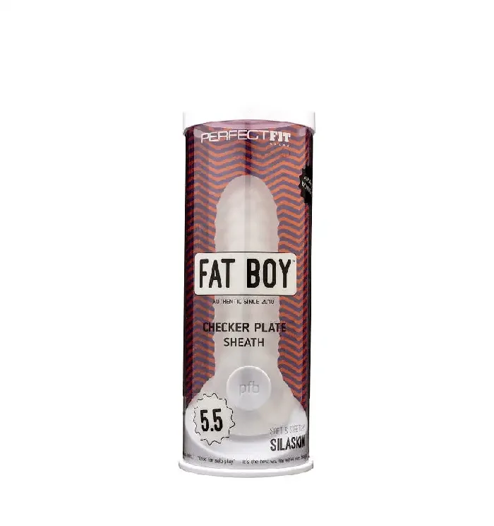 PerfectFit Vibrators PerfectFit Fat Boy Checker Plate Sheath
