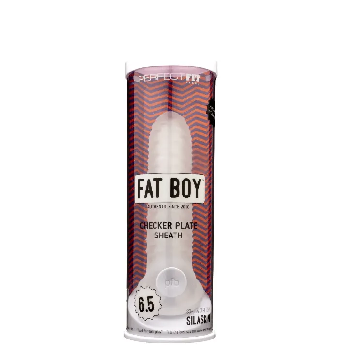 PerfectFit Vibrators PerfectFit Fat Boy Checker Plate Sheath