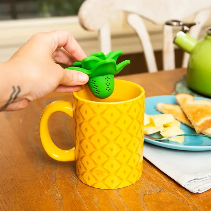Pineapple Mug With Infuser BigMouth Inc Male Sex Toys