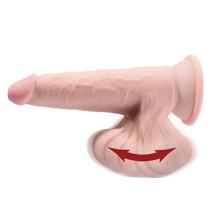Pipedream Products King Cock Plus 8 Triple Density Cock With Swinging Balls Pipedream Products Dildos