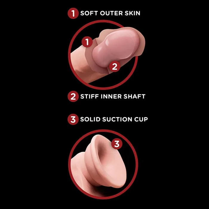Pipedream Products King Cock Plus 8 Triple Density Cock With Swinging Balls Pipedream Products Dildos