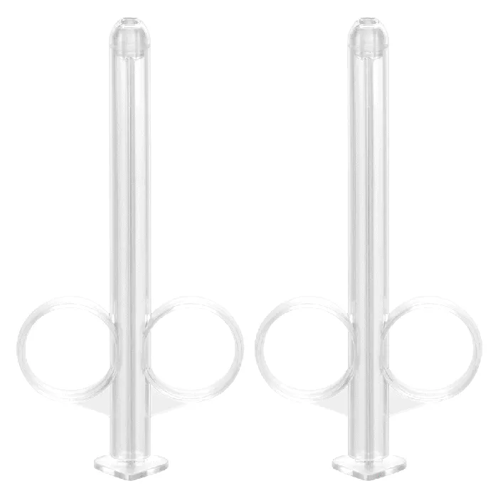 California Exotics Enhancers Lube Tube Applicator Syringe 2Pack