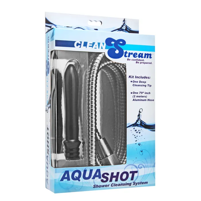 CleanStream Aqua Shot Shower Cleansing Anal Enema System XR Brands Anal