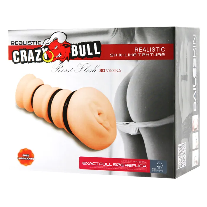 Crazy Bull Crazy Bull Rossi Vagina Masturbator With Tightness Rings Male Sex Toys
