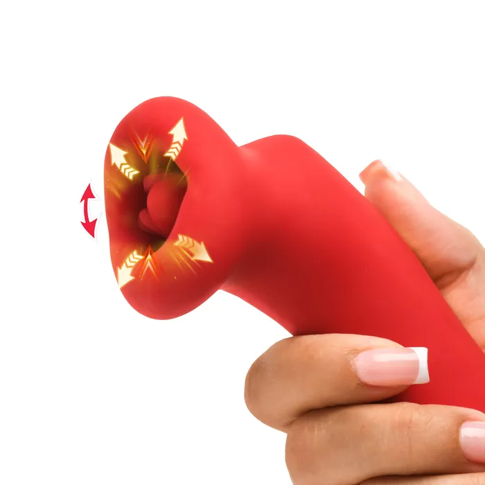 Female Sex Toys Lickgasm Plump Kiss Sucking Vibrating Clitoral Stimulator