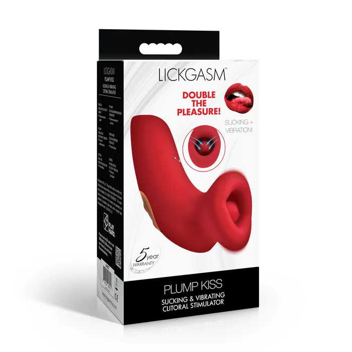 Female Sex Toys Lickgasm Plump Kiss Sucking Vibrating Clitoral Stimulator