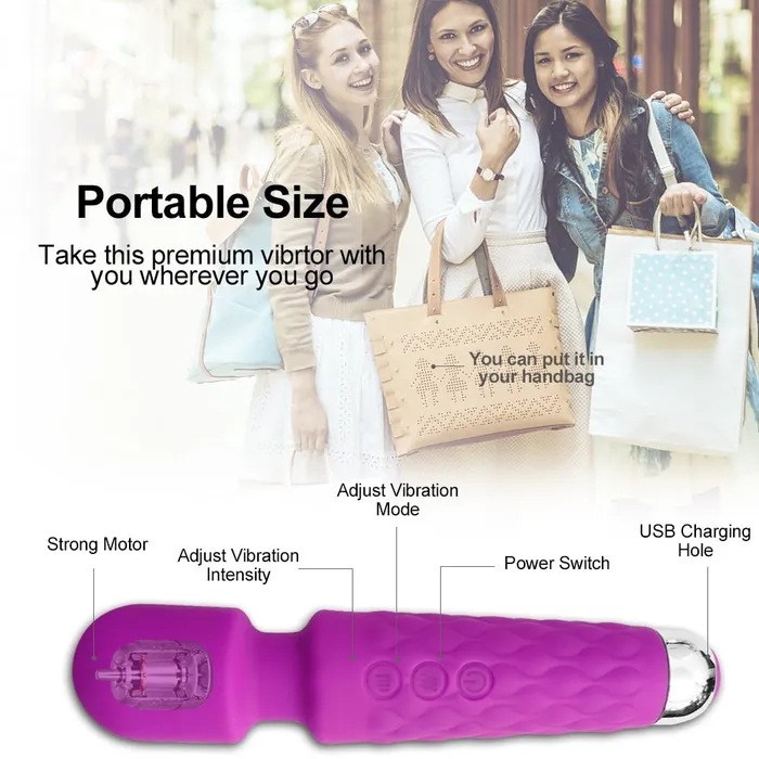 Female Sex Toys Mini AV Magic Wand Massager Lusty Age