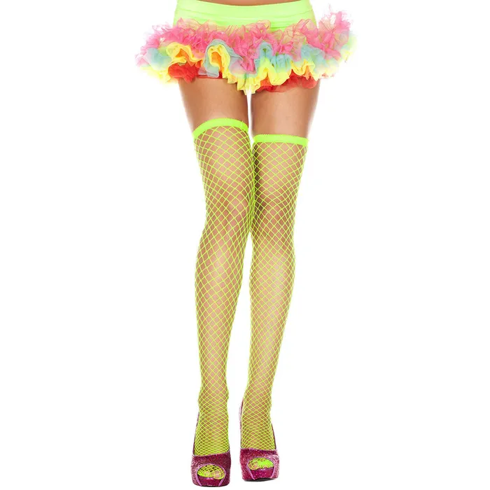 Female Sex Toys Music Legs Music Legs Mini Diamond Fishnet ThighHigh Stockings