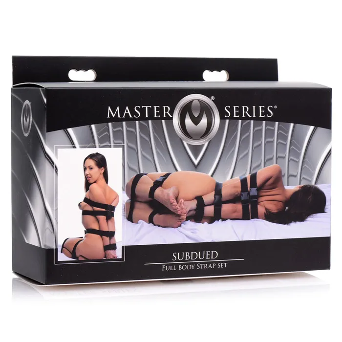 Female Sex Toys XR Brands Master Series Subdued Full Body Strap Restraints Set