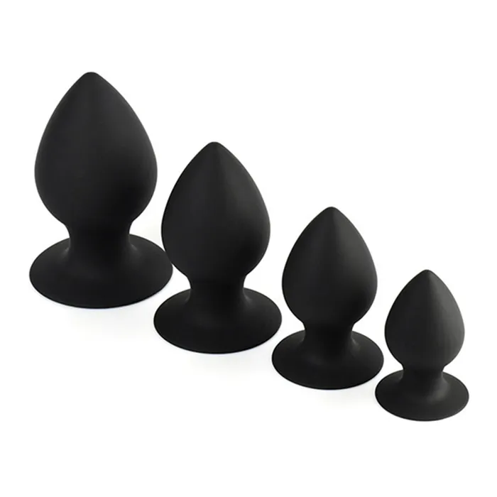 Leto Male Sex Toys Leto Trove Girthy Silicone Anal Plug With Suction Cup XL