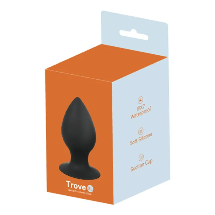Leto Male Sex Toys Leto Trove Girthy Silicone Anal Plug With Suction Cup XL