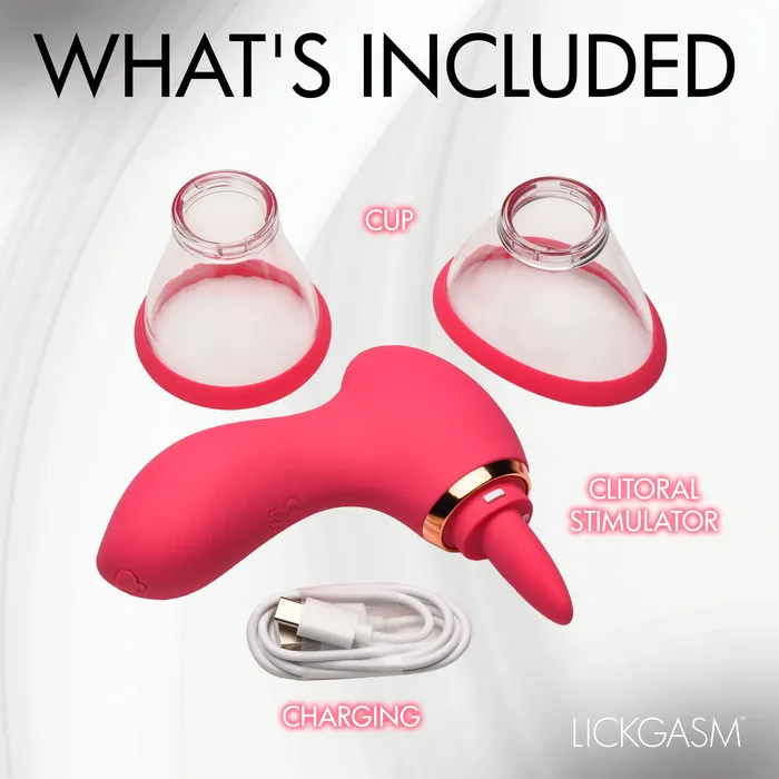 Lickgasm Female Sex Toys Plump Pleasure Licking Sucking Clitoral Stimulator