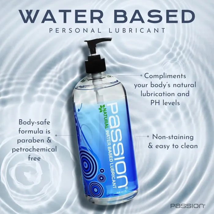Lubricants 34oz Passion WaterBased Lubricant Passion Lubricants