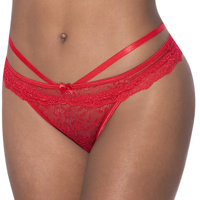 Magic Silk Female Sex Toys Exposed Ooh La Lace PeekABoo Cheeky Panty