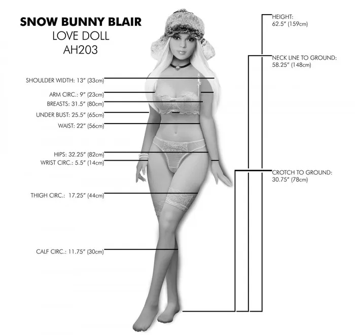 Male Sex Toys Snow Bunny Blair Love Doll NextGen Dolls