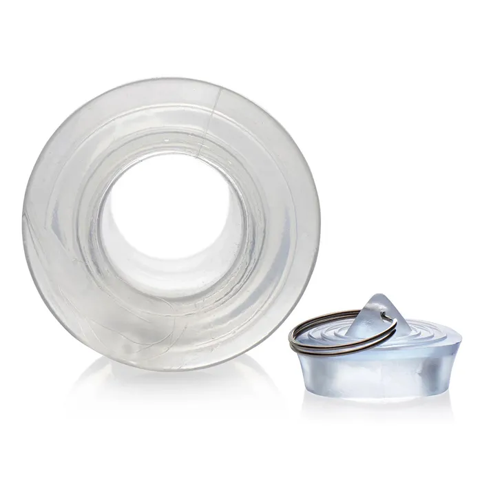 Master Series Ass Bung Clear Hollow Anal Dilator With Plug Master Series Male Sex Toys