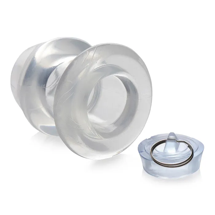 Master Series Ass Bung Clear Hollow Anal Dilator With Plug Master Series Male Sex Toys