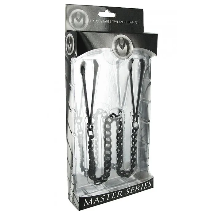 Master Series Master Series Reign Noir Tweezer Style Nipple Vice Male Sex Toys