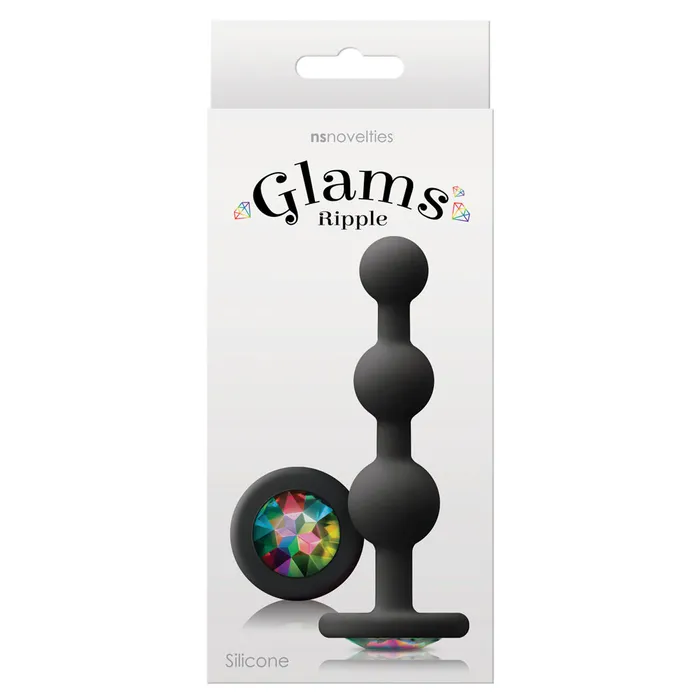 ns novelties Glams Ripple Anal Beads Plug Anal