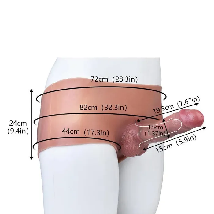 Premium Silicone Hollow Strap On Dildo Xinghaoya Female Sex Toys