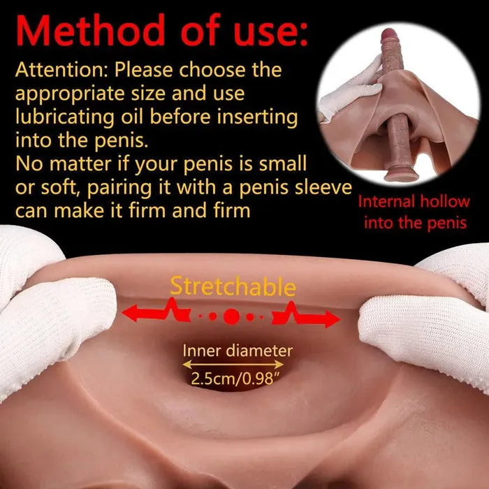 Premium Silicone Hollow Strap On Dildo Xinghaoya Female Sex Toys